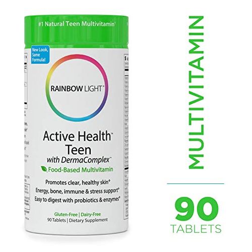 Rainbow Light Active Health Teen Multivitamin Supports with Vitamins B, C and E, 90 Tablets (Package May Vary) (B000EEBWJA)
