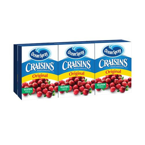 OCEAN SPRAY, CRAISINS, SWEETENED DRIED CRANBERRIES, ORIGINAL