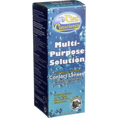 Clear Conscience Multi-Purpose Contact Solution  12 Oz