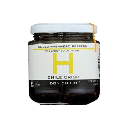 Don Chilio Chile Crisp ? Crispy Sliced Habanero Fried Chili Peppers in Hot Sea