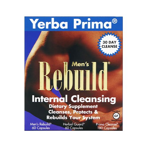 Yerba Prima, Cleanse Men Renew Intrnl Kit - 1kt