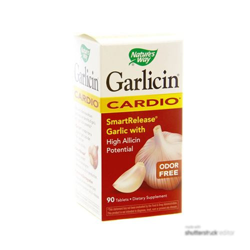 Nature s Way Garlicin Cardio Odor-Free Tablets  90 Ct
