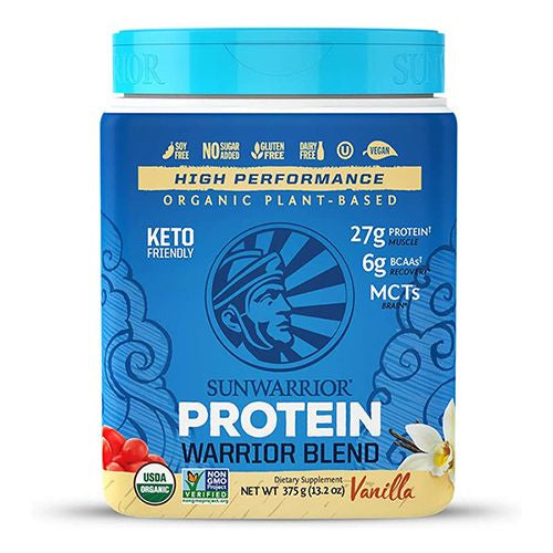 Vanilla Protein Powder - Sunwarrior Plant Based Protein Powder with with Peas & Hem - Vegan Protein Supplement for Men and Women - 15 Serving - 375g