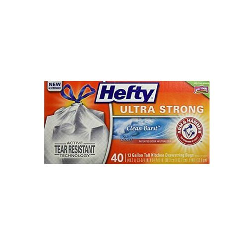 Hefty Ultra Strong Clean Burst Scent Trash Bags