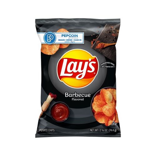 Lay s Barbecue Flavored Potato Chips  2.625 oz Bag