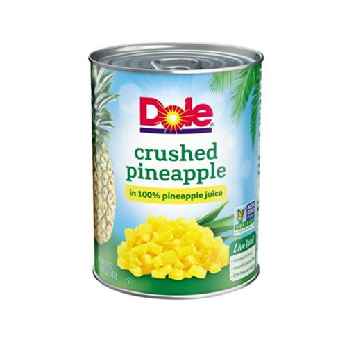 CRUSHED PINEAPPLE IN 100% PINEAPPLE JUICE