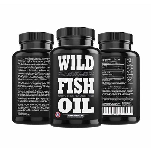 Wild Fish Oil 120 Capsules