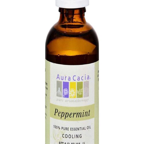 Aura Cacia Essential Oil  Peppermint  2 Fl Oz