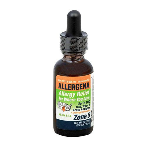 Allergena - Allergy Relief Drops Zone 5 - 1 oz.