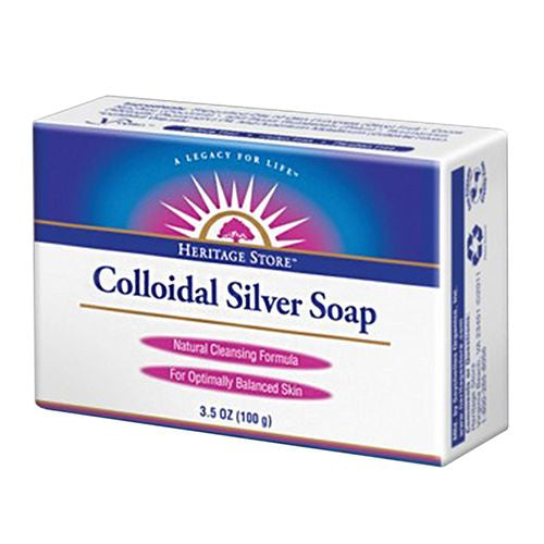Heritage Store Colloidal Silver Clarifying Soap 3.5 oz Bar(S)