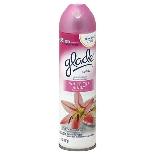 Glade Room Spray 1 CT  White Tea & Lily  8 OZ. Total  Air Freshener