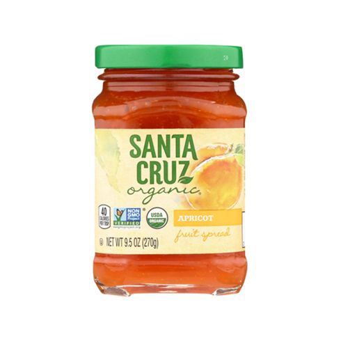 Santa Cruz Organic Fruit Spreads - Apricot , 9.5 Oz