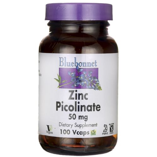 Bluebonnet Nutrition - Zinc Picolinate 50 mg. - 100 Vegetarian Capsules