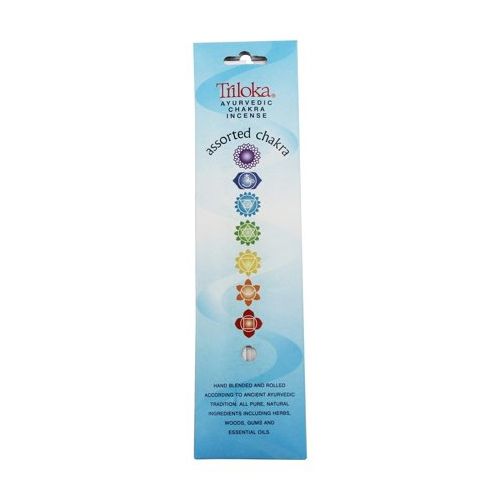 Triloka - Ayurvedic Chakra Incense Assorted Chakra - 14 Stick(s)