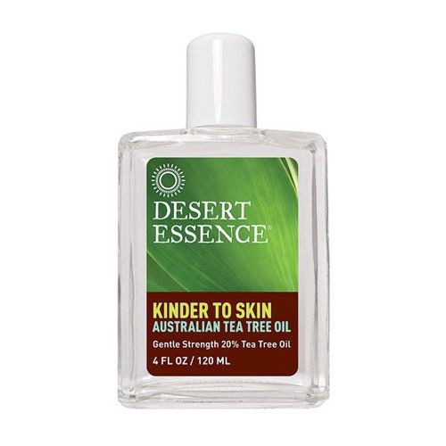 Desert Essence  Kinder to Skin 4 fl. oz. - Gluten Free - Vegan - Cruelty Free - Tea Tree Oil Solution - Water Soluble - Sensitive Skin - Insect Bites - Blemish Prone Skin