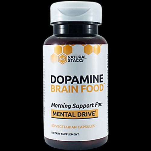 Dopamine Brain Food  60 Vegetarian Capsules  Natural Stacks