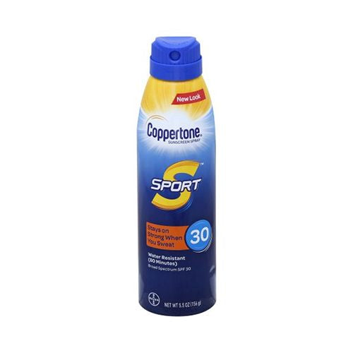 Coppertone Sport Sunscreen Continuous Spray SPF 30  5.5 oz.
