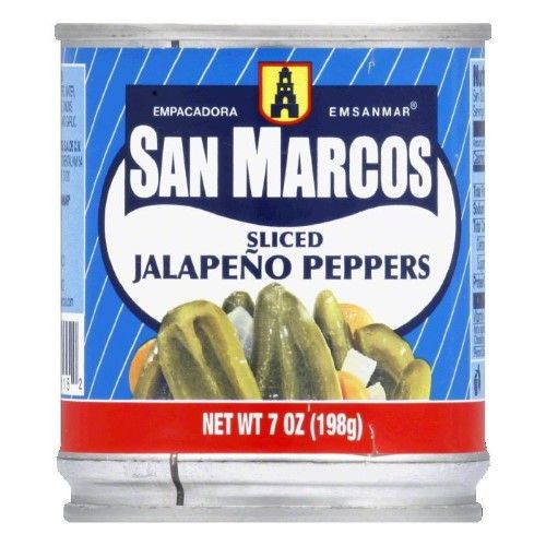 San Marcos Sliced Jalapeno Peppers, 7 OZ