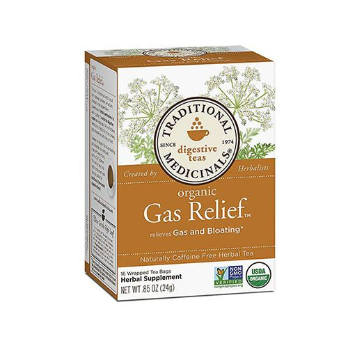 Traditional Medicinals Bagged Tea, Gas Relief, 16 Tea Bags