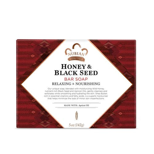 Nubian Heritage Honey & Black Seed Bar Soap 5 oz