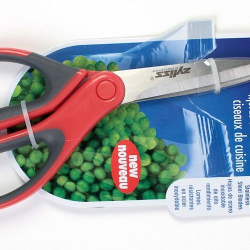 Zyliss Kitchen Shears. Choose Red or Green (Green Shown in Product Description) - Red - Red