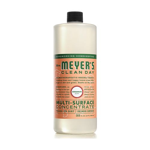 Mrs. Meyer’s Clean Day Multi-Surface Cleaner Concentrate  Geranium Scent  32 Ounce Bottle