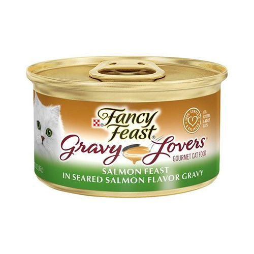 Fancy Feast Gravy Lovers Salmon  Wet Cat Food  3 oz Can