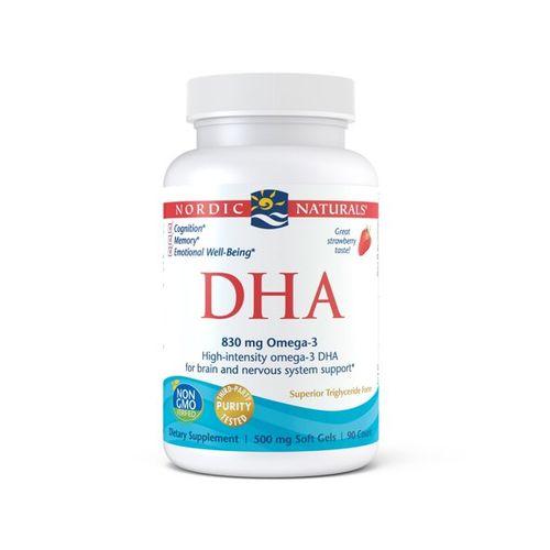 Nordic Naturals DHA Softgels  Strawberry  830 Mg  90 Ct