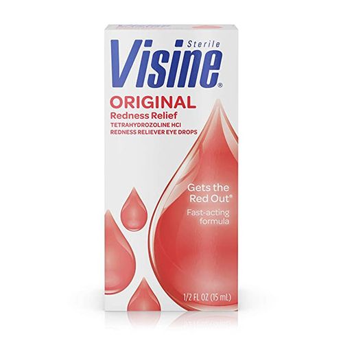 Visine Redness Relief Original Sterile Tetrahydrozoline HCl Eye Drops - 0.65 fl oz