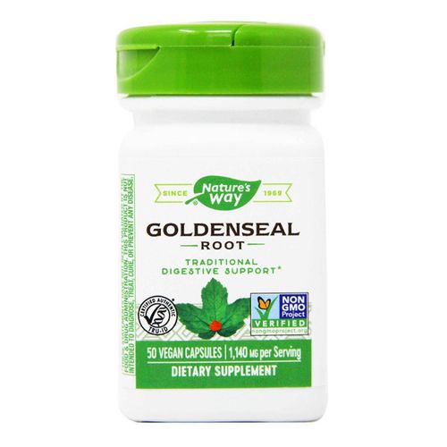 Nature s Way Premium Herbal Goldenseal Root  50 Ct