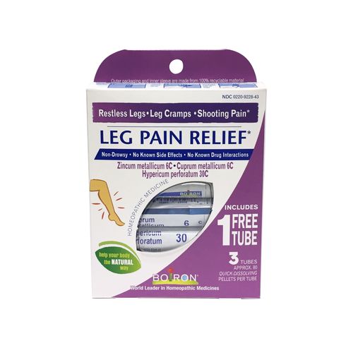 Leg Pain Relief / ZINC, COPPER, HYPERICUM PERFORATUM / PELLET