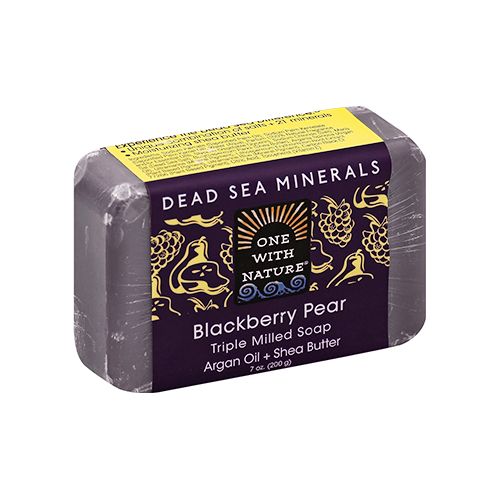 One With Nature Dead Sea Spa Soap - Blackberry Pear 7 oz Bar(S)