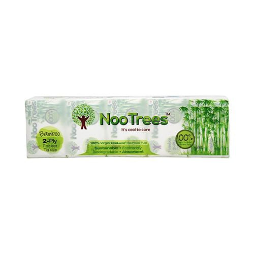 NooTrees - 100% Virgin Ecoluxe Bamboo Pulp 2-Ply Tissue Pocket Pack - 90 Wipe(s)
