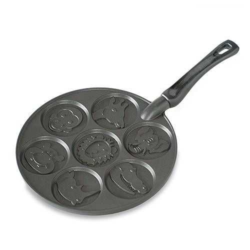 Nordic Ware Zoo Friends Pancake Pan  Black