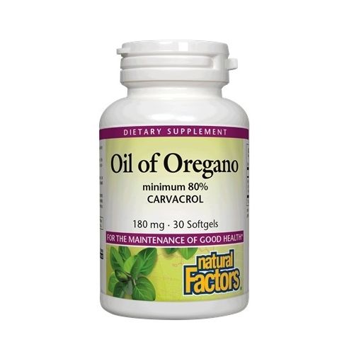 Oil of Oregano by Natural Factors - 30 Softgels