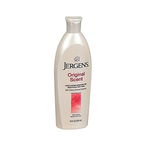 Jergens Hand and Body Lotion  Original Scent Moisturizing Body Lotion  with Cherry Almond Essence  10 Oz
