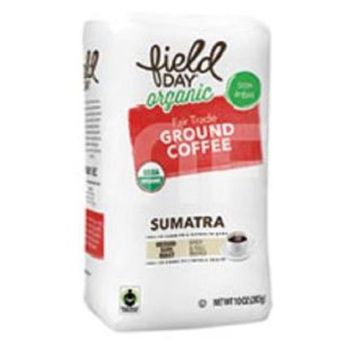 10 oz Organic Fair Trade Ground Sumatra Coffee