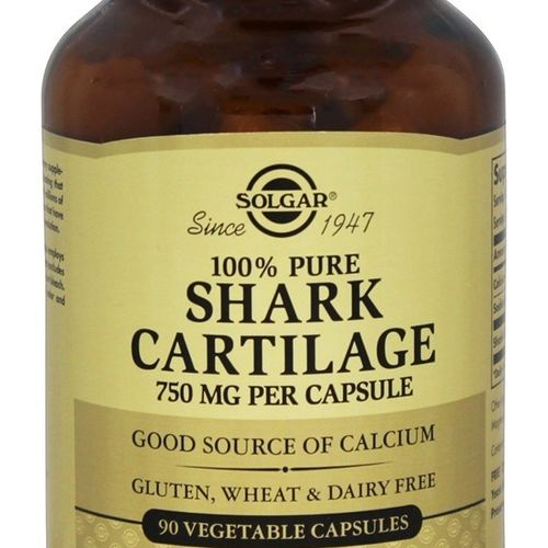 Solgar - 100% Pure Shark Cartilage 750 mg. - 90 Capsules