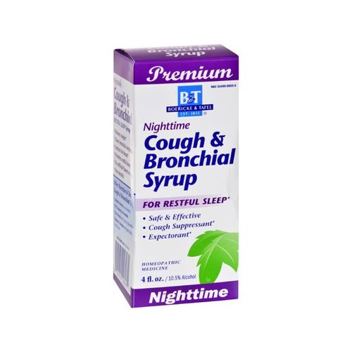Boericke and Tafel Cough and Bronchial Syrup Nighttime - 4 fl oz