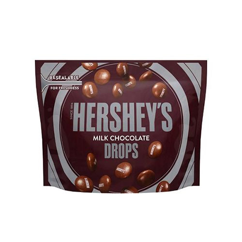 HERSHEY S  Milk Chocolate Drops Candy  7.6 oz  Resealable Bag