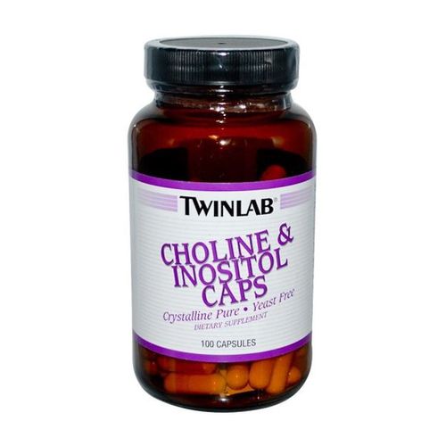 Twinlab Choline and Inositol Capsules, 100 Ct