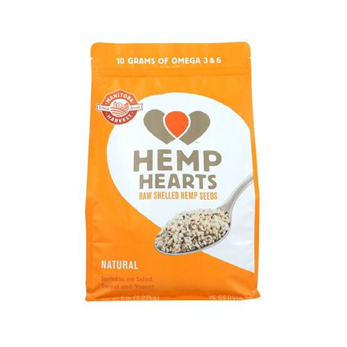 Manitoba Harvest Hemp Seeds  10g Plant Based Protein & 12g Omega 3 & 6 per Serving  5 lb