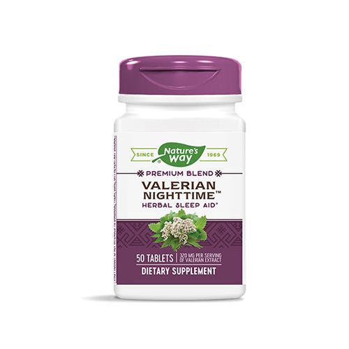 Nature's Way Valerian Nighttime 50 Tablets