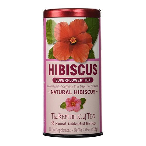 The Republic of Tea, Natural Hibiscus Tea, tea bags, 36 ct