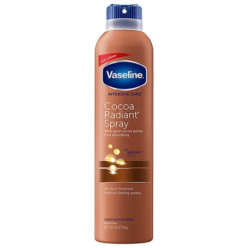 Vaseline Intensive Care Spray Moisturizer Cocoa Radiant 6.5 oz