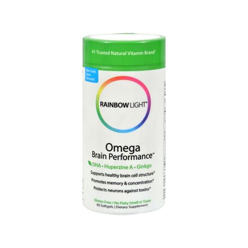 Rainbow Light 450205 Omega Brain Performance 60 Softgels