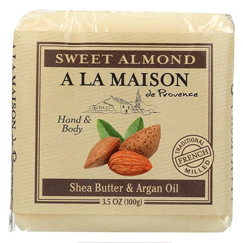 A La Maison KHFM00292624 Sweet Almond Mini Soap Bar - 3.5 oz