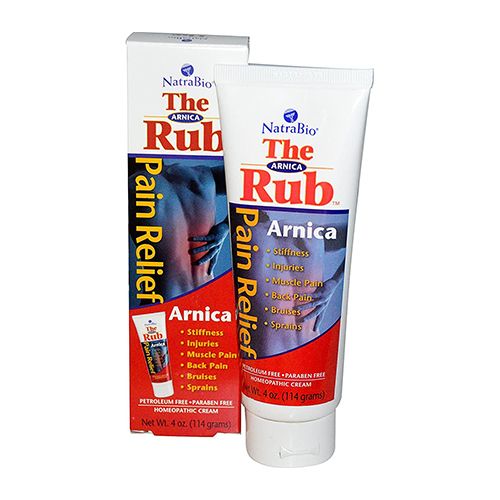 Natra-Bio The Rub Pain Relief Arnica Cream, 4 Oz