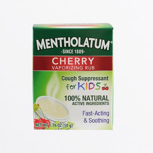 Mentholatum Chest Rub for Kids, Cherry, 1.76 Oz