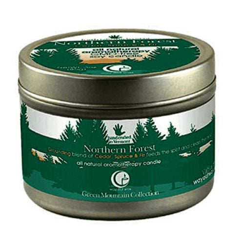 All Natural Aromatherapy Candle, Northern Forest, 3 Oz (85 G) - Way Out Wax
